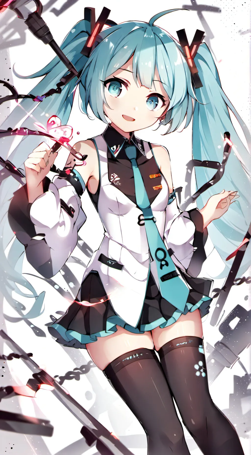 ai character: miku background