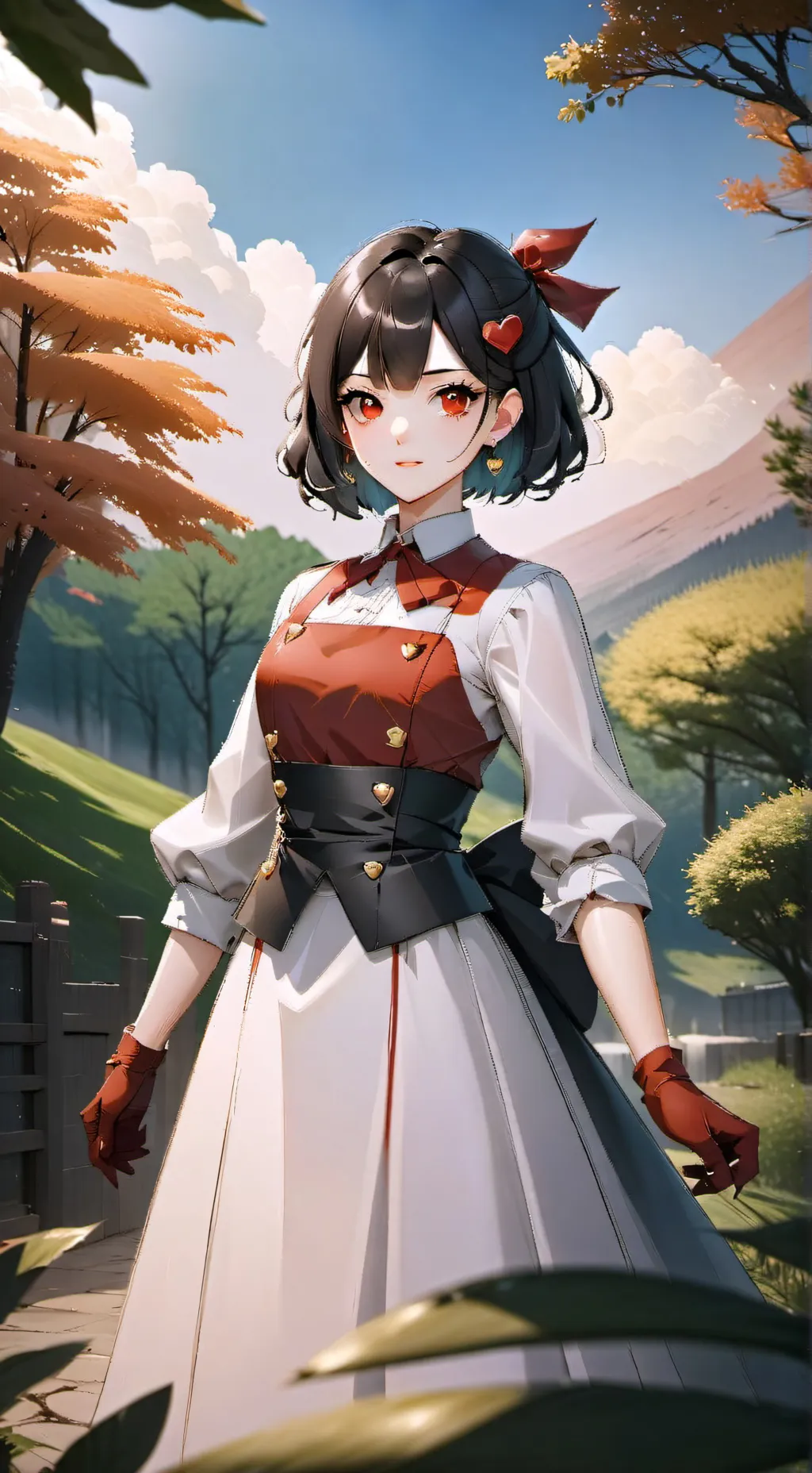 ai character: Ruin background