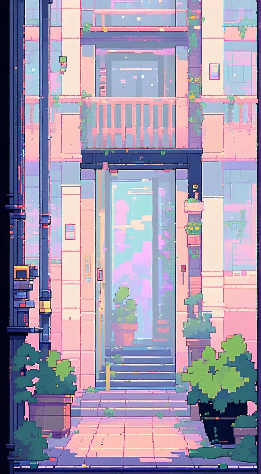 ai character: MHA elevator  background