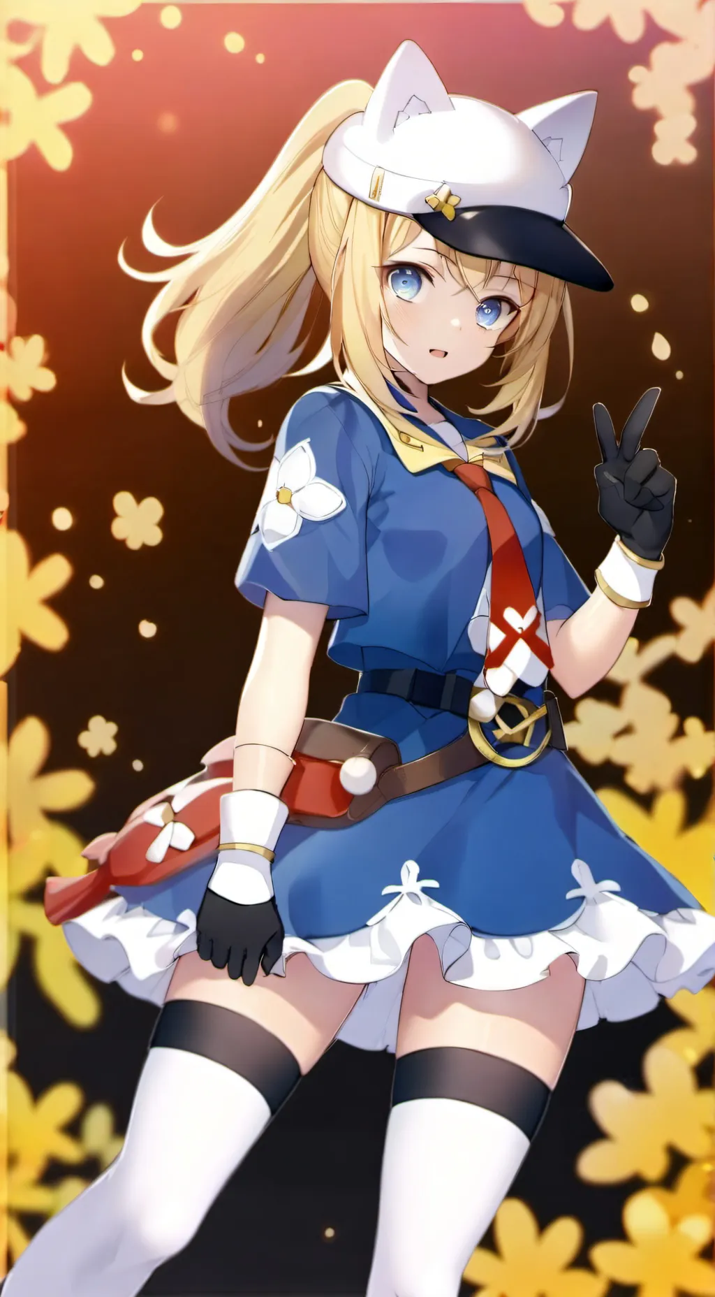 ai character: MysteriousHeroineX background