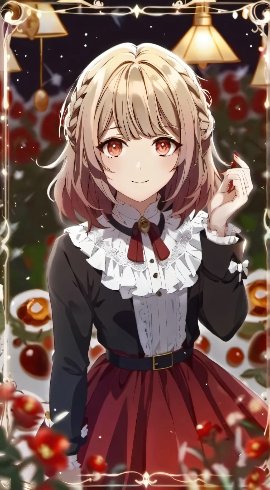 ai character: Lily  background