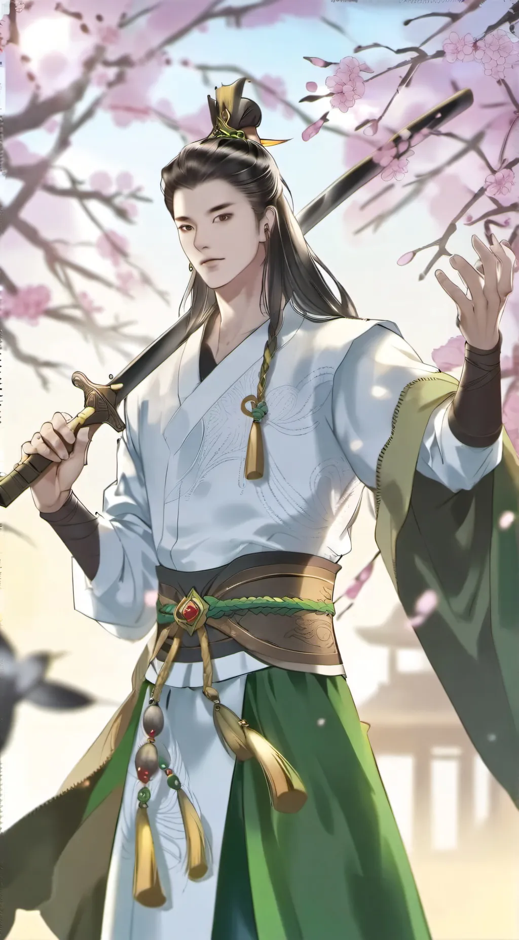 ai character: regreso al pasado background