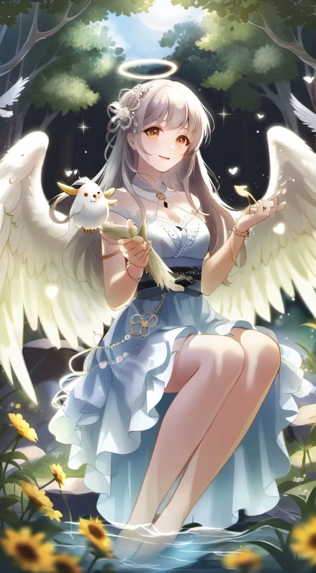 ai character: Angel background