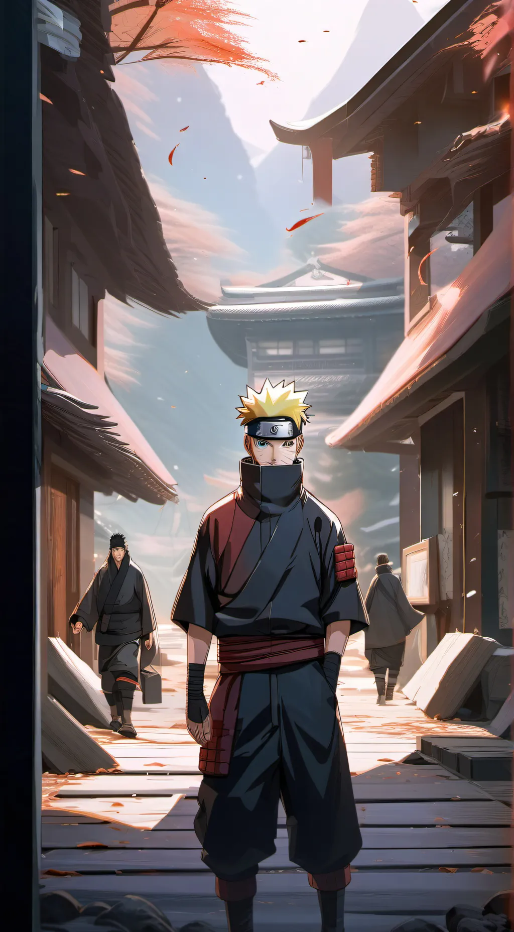 ai character: Naruto  background