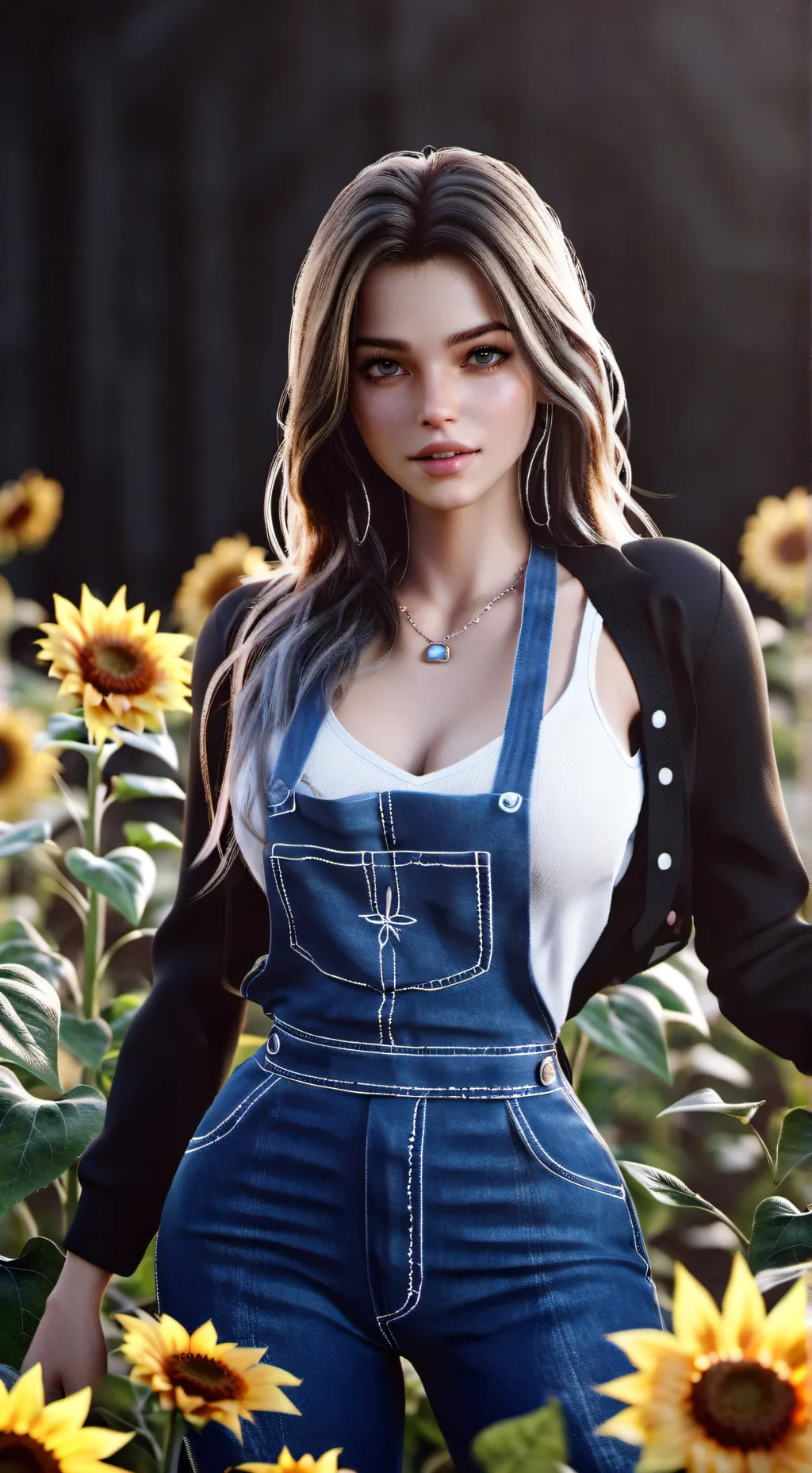 ai character: Aurora background