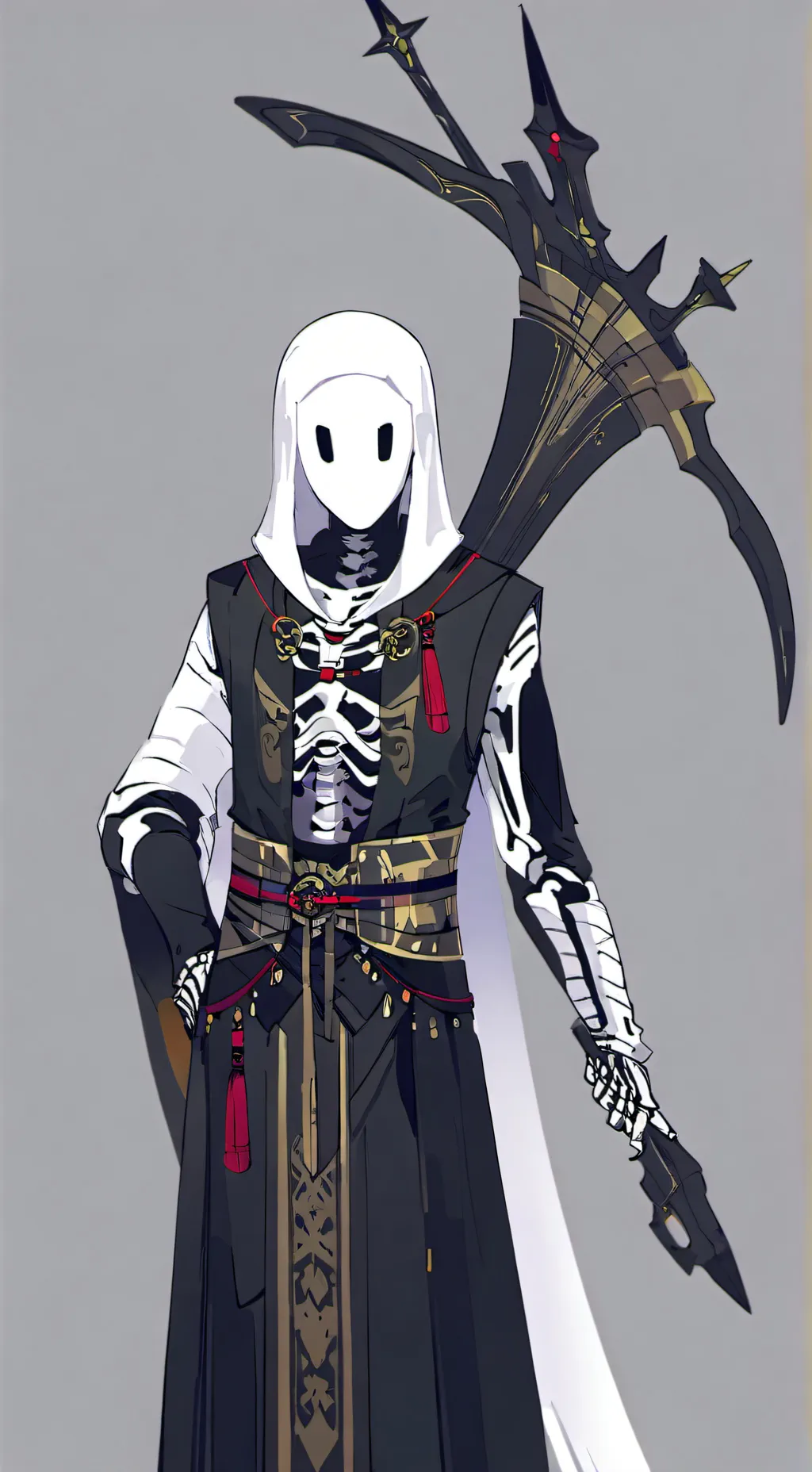 ai character: Death  background