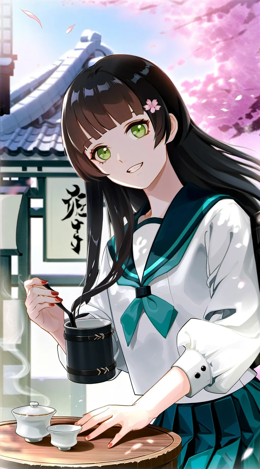 ai character: Himari background