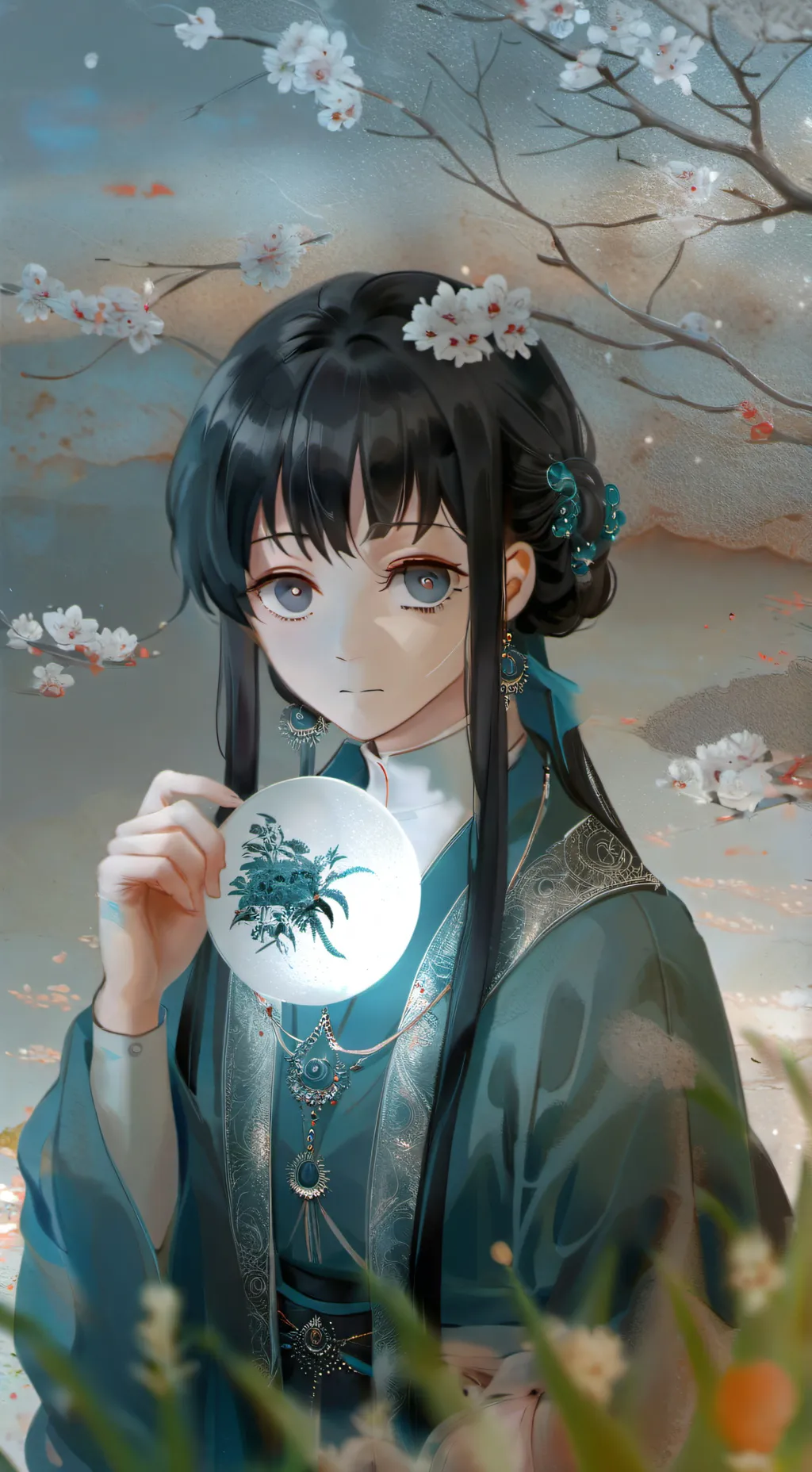 ai character: demon slayer background