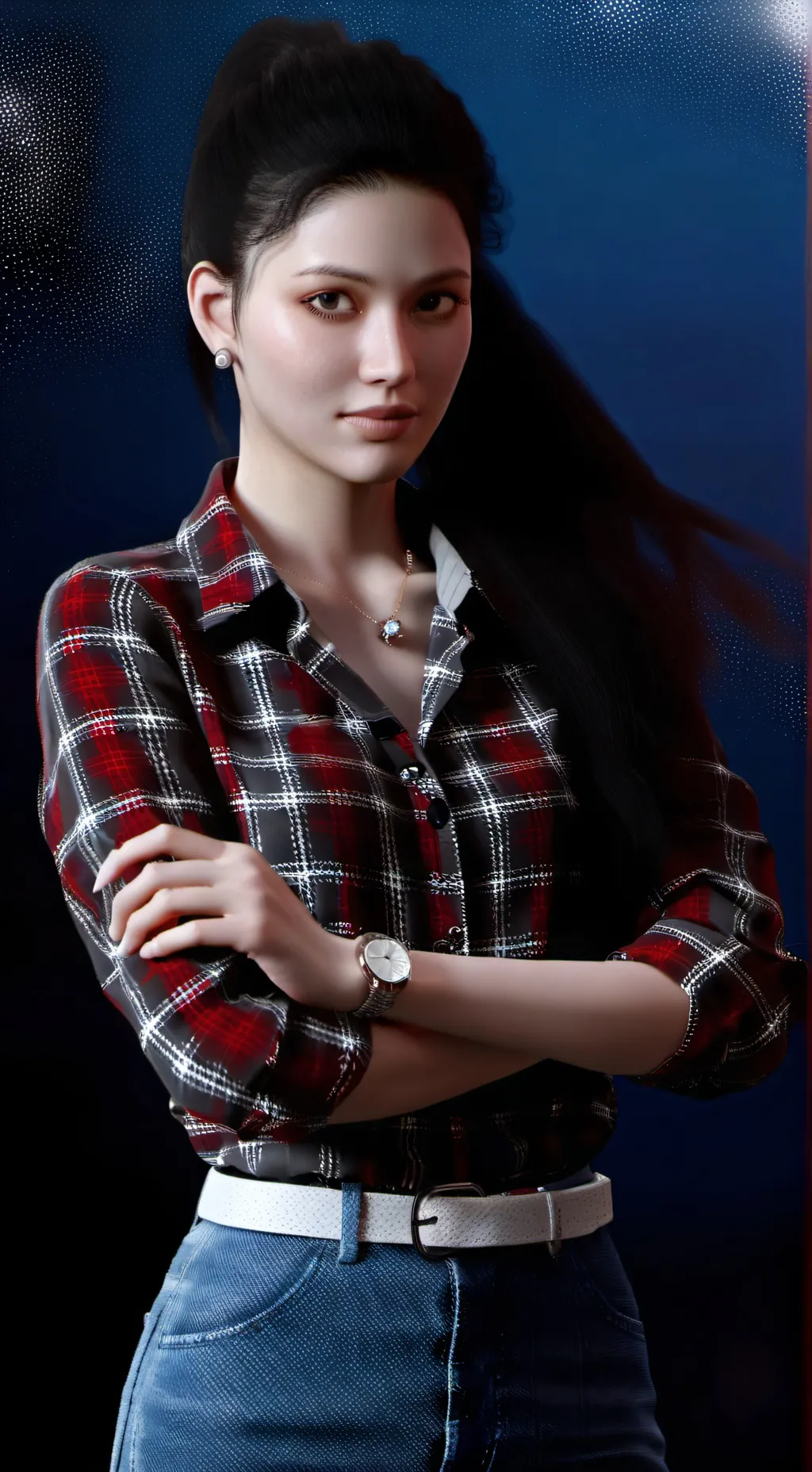 ai character: Avenlee Strong  background