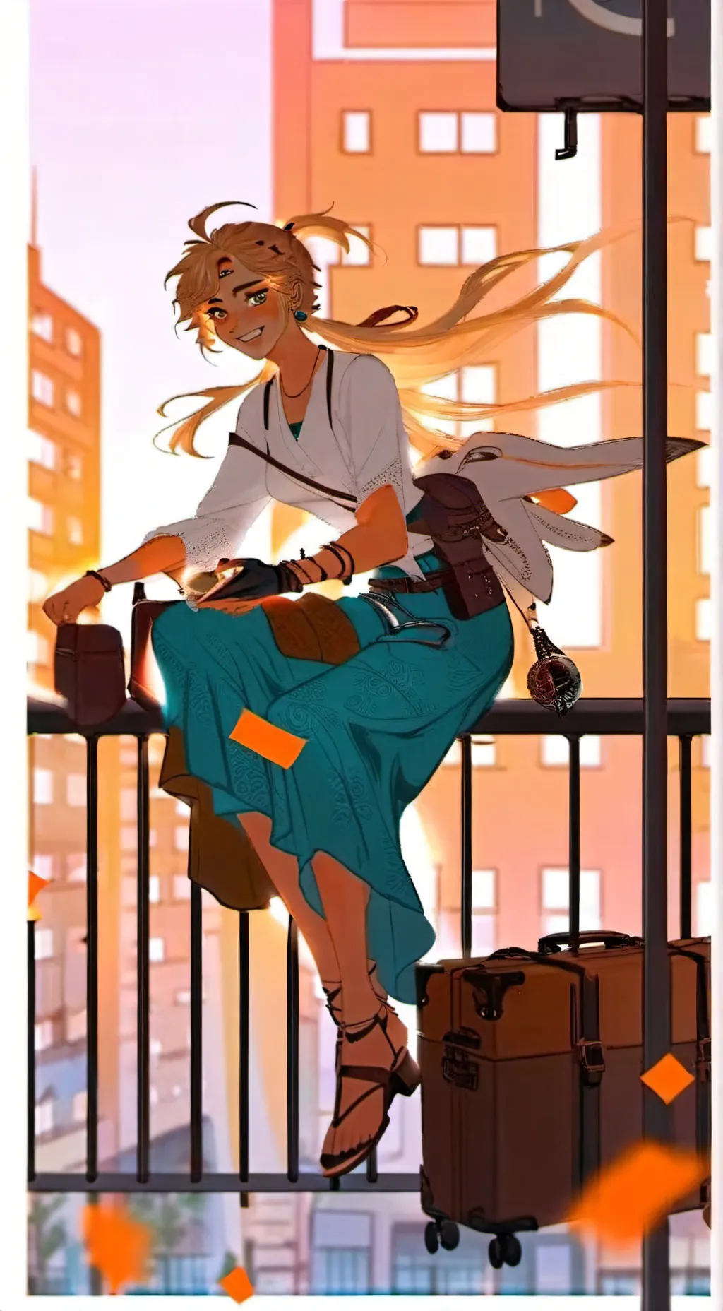 ai character: ... background