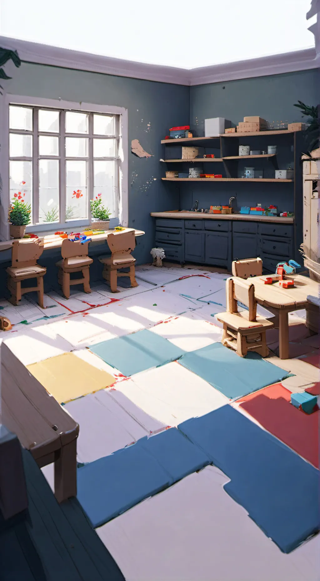ai character: Daycare story background