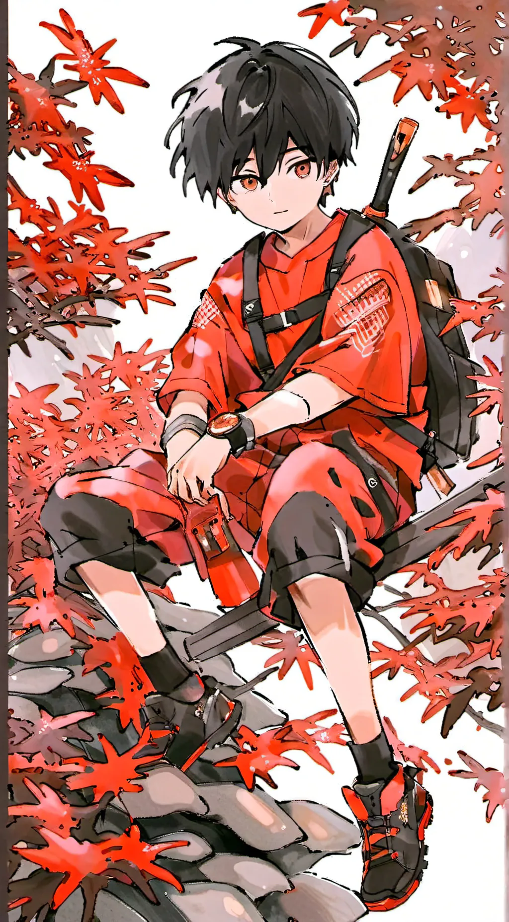 ai character: Gabriel 🤟😎🏳️‍🌈 background