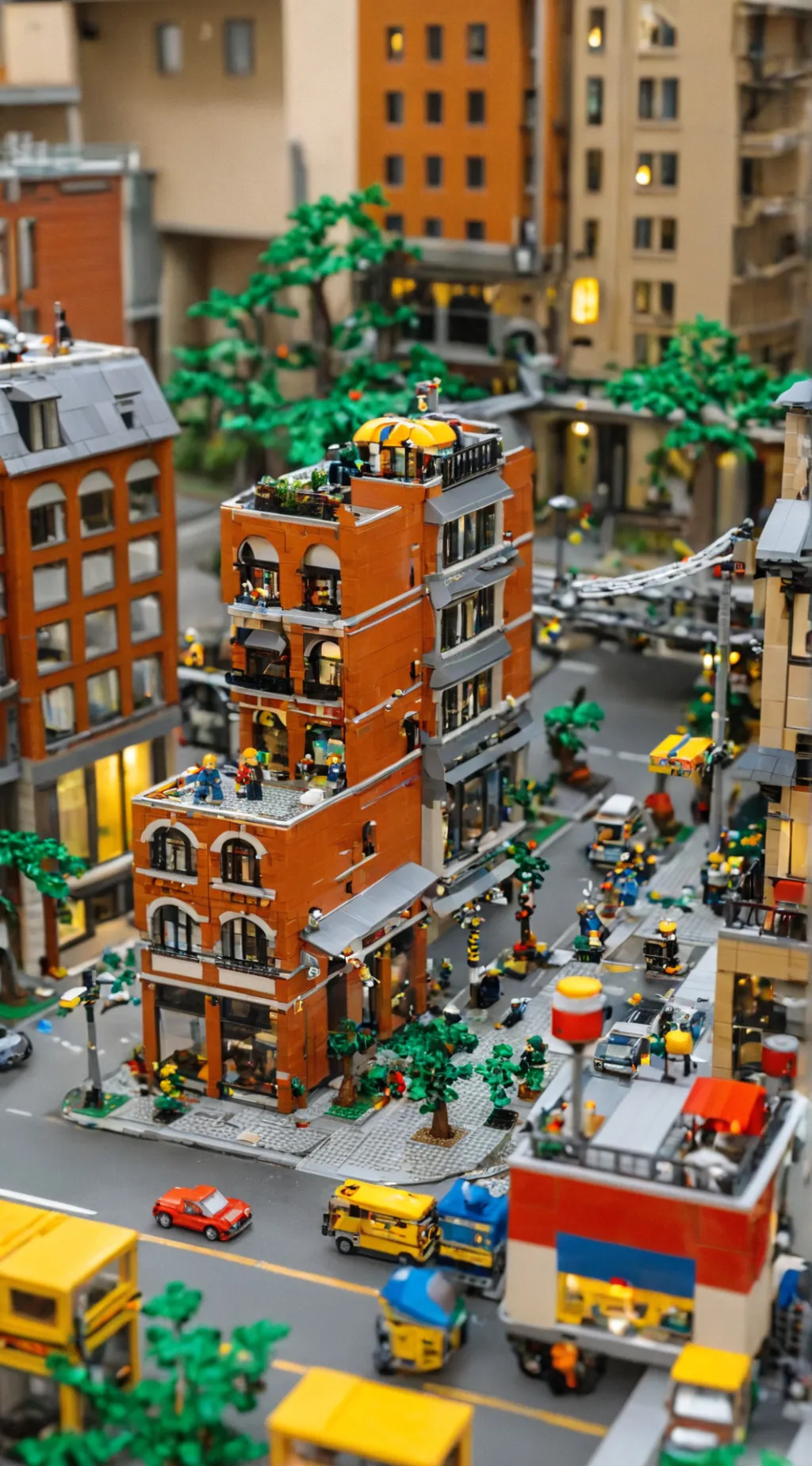 ai character: lego background