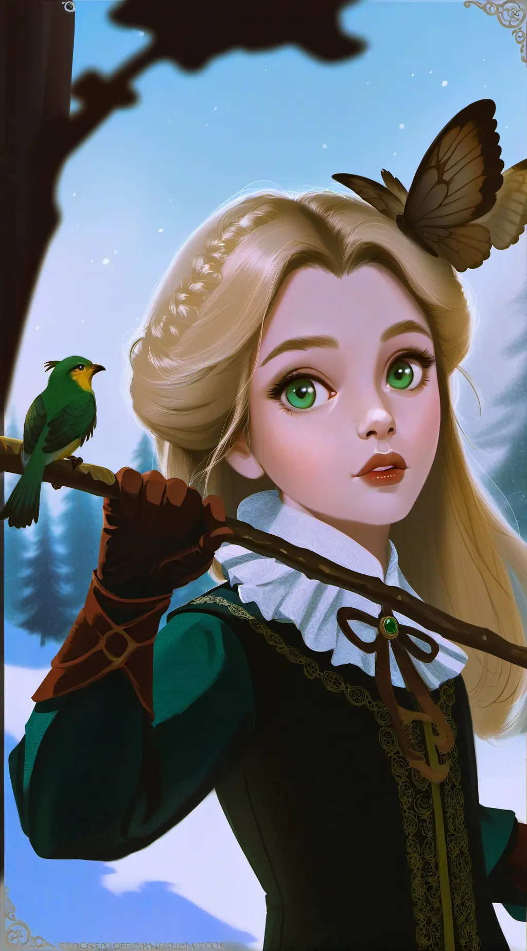 ai character: Dracos Daughter background