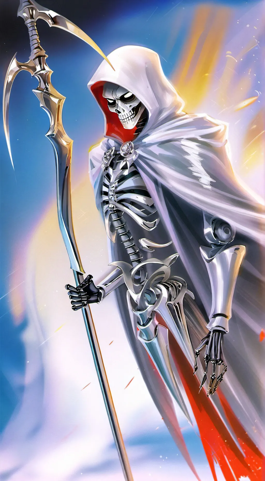ai character: The grim reaper background