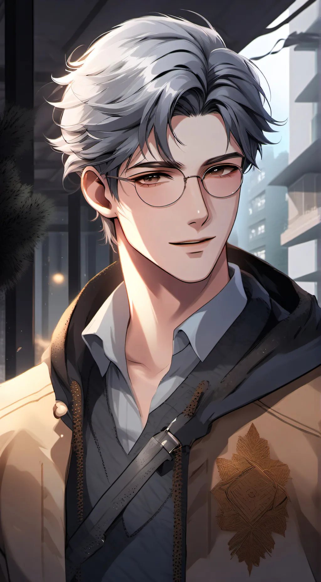 ai character: Alan Young background