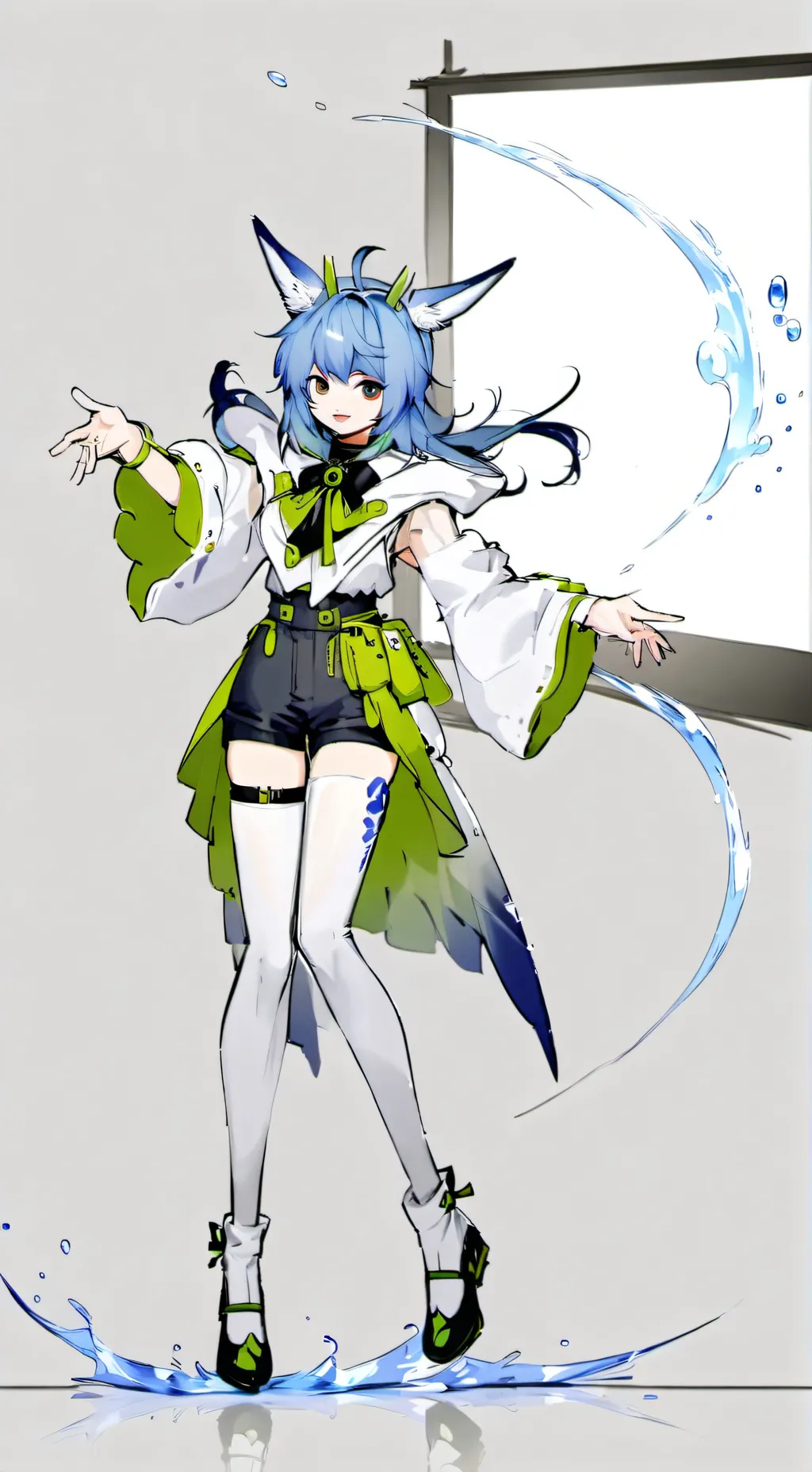 ai character: azura background