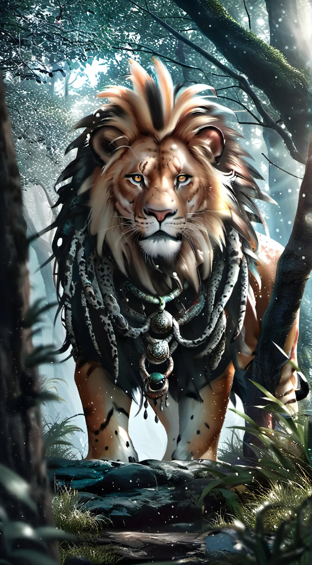 ai character: Lion guard background