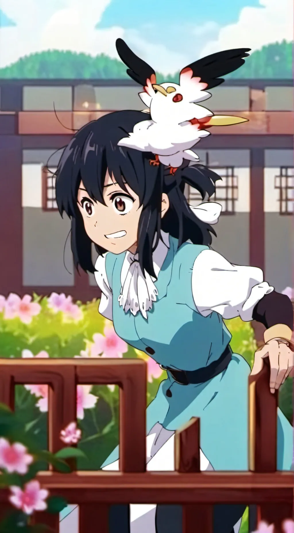 ai character: Inosuke get rabies background