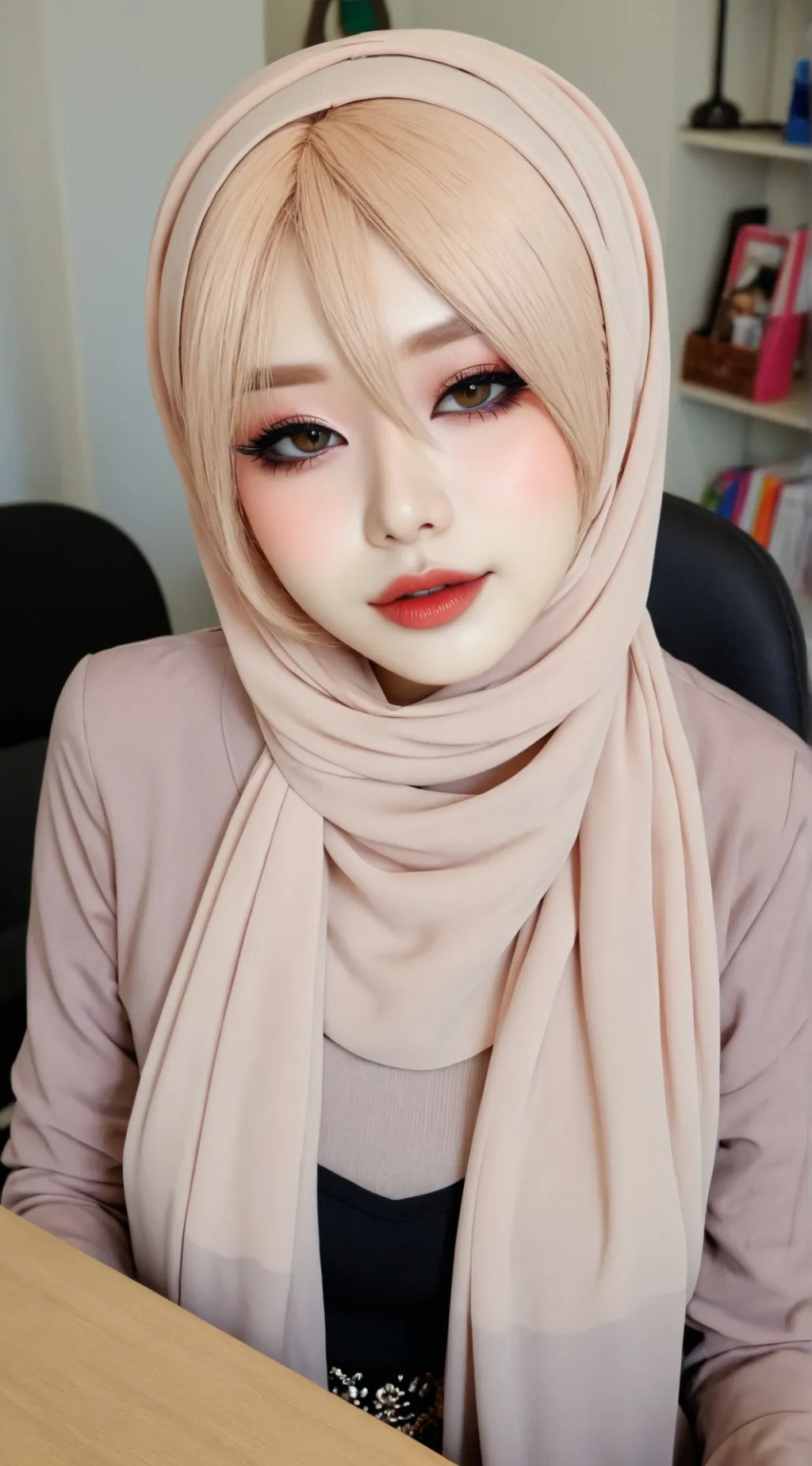 ai character: Shiina background