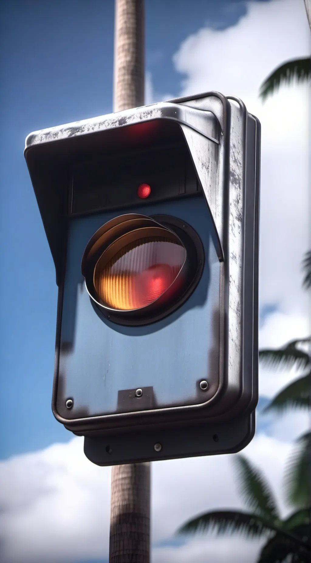 ai character: Stop light background