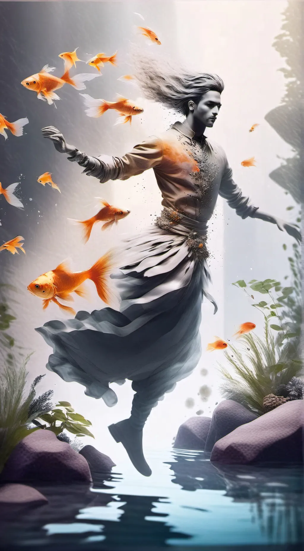 ai character: ~Koi~ background