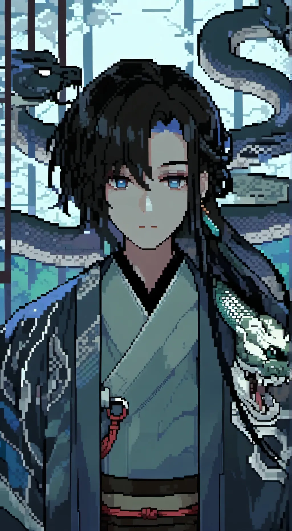 ai character: Kny [Sick] background