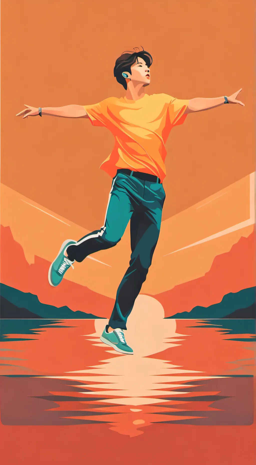 ai character: bts background