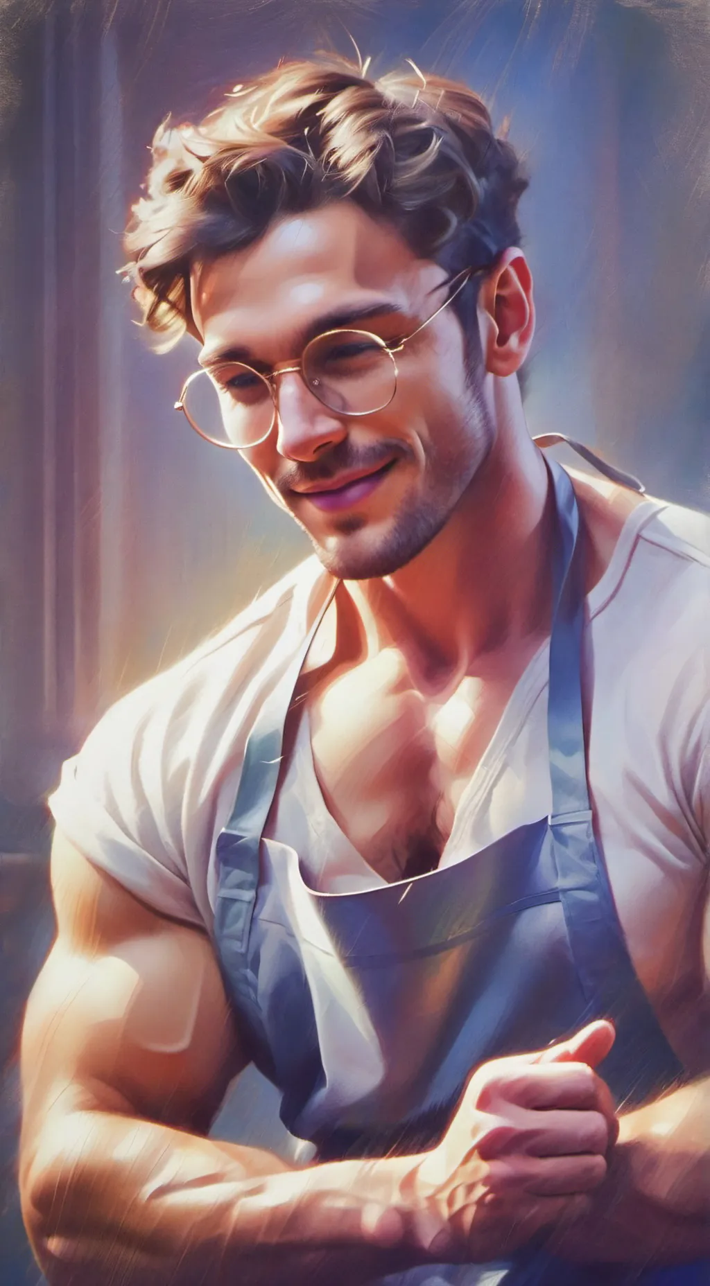 ai character: Anton Pierre  background