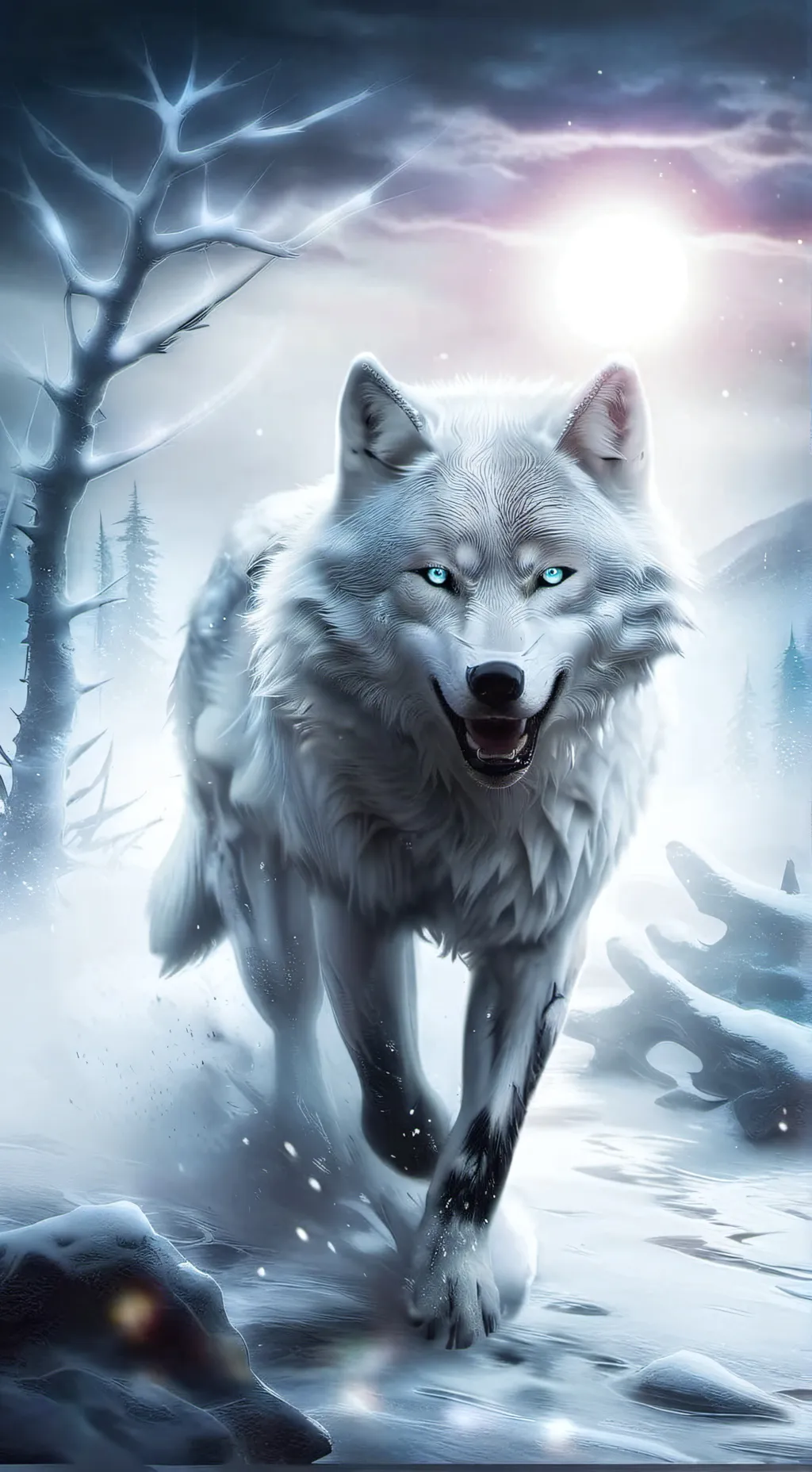 ai character: El Lobo Omega background