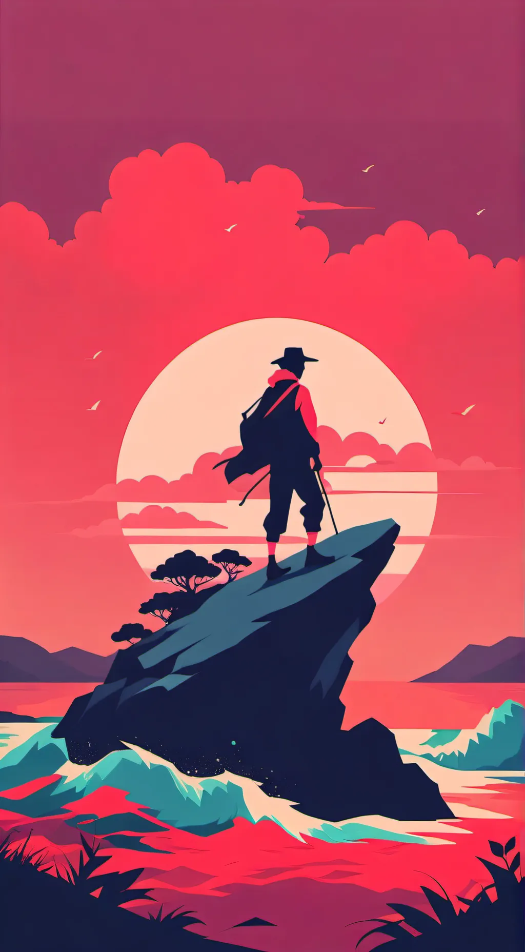 ai character: Scream background