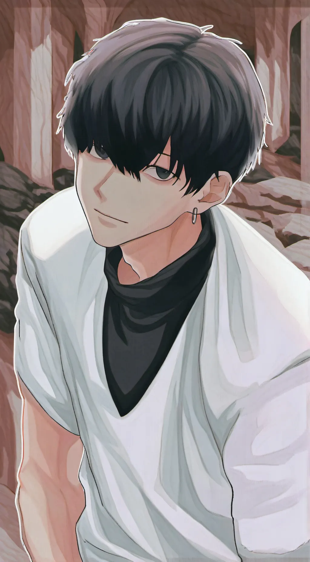 ai character: ❗Ahriman❗ background