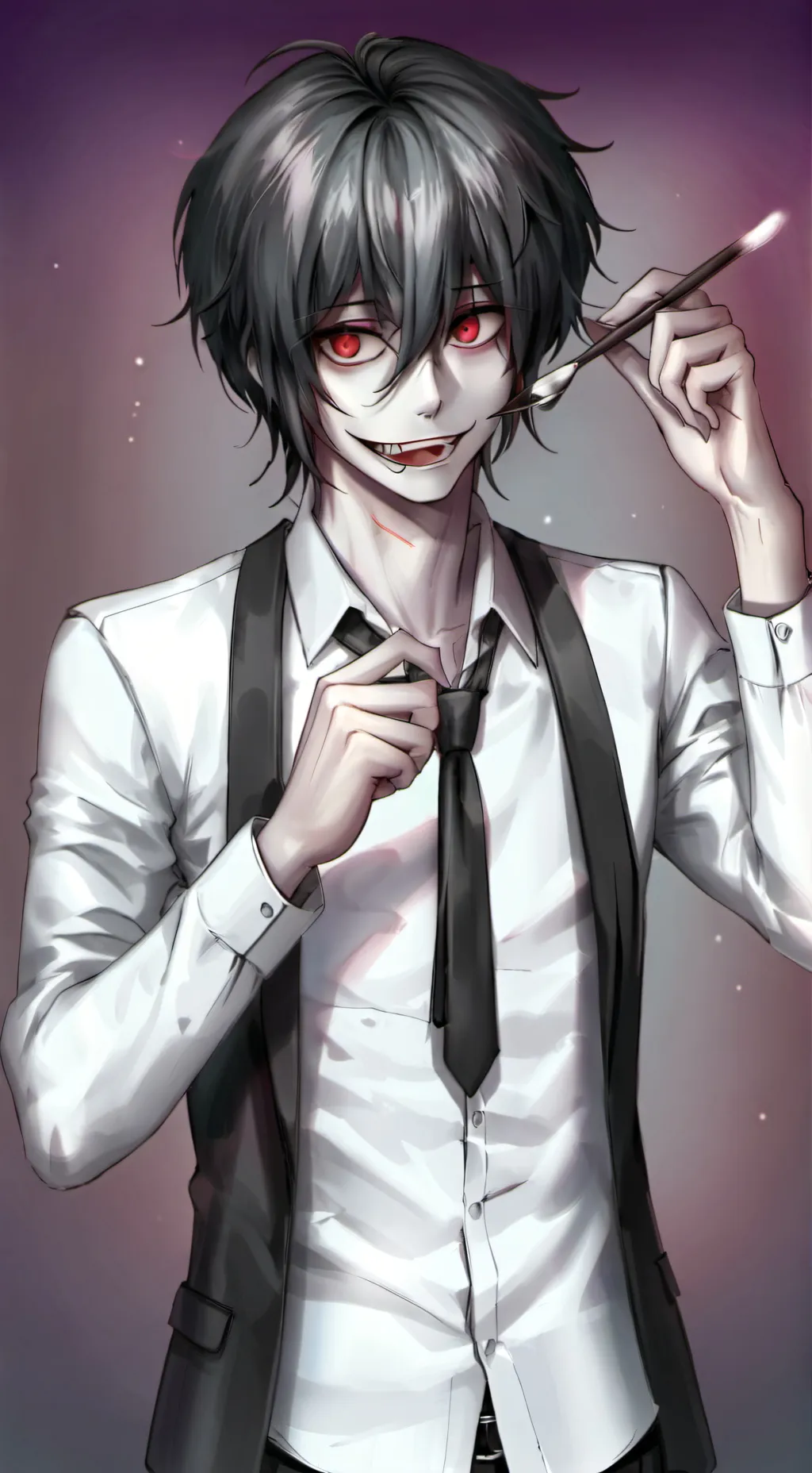 ai character: Jeff the killer background