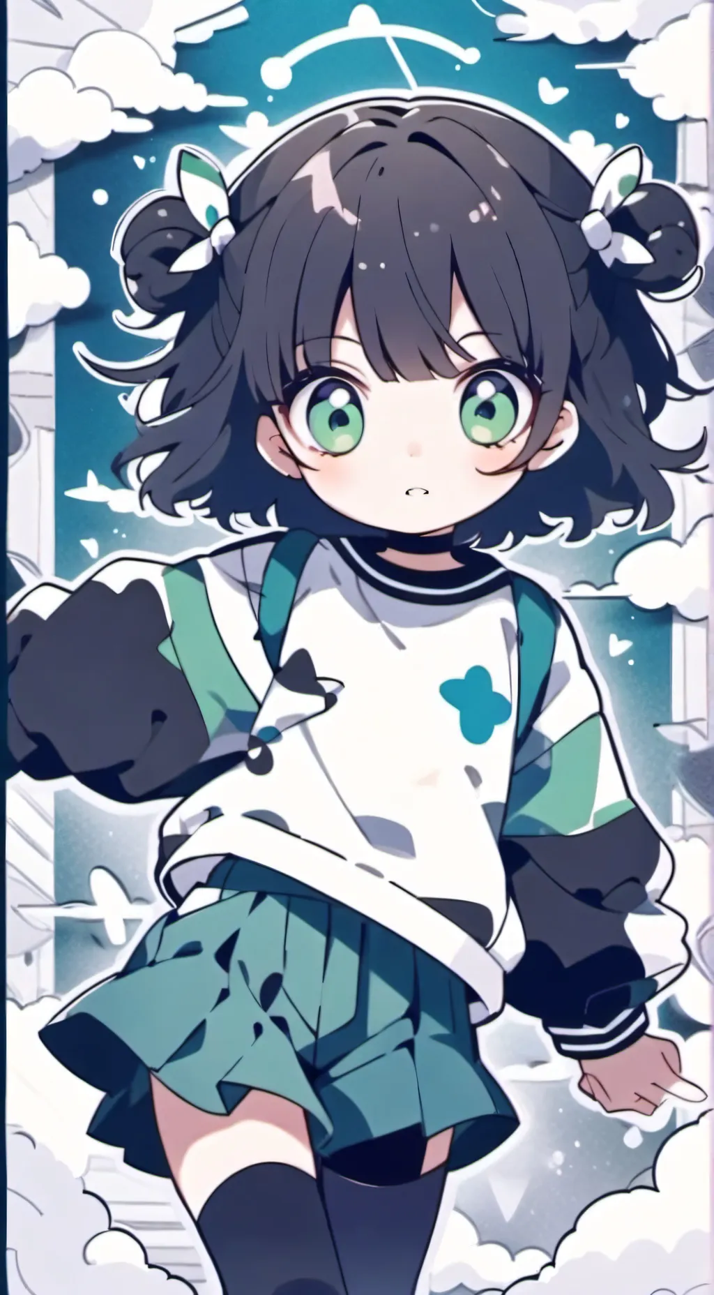 ai character: crazy background