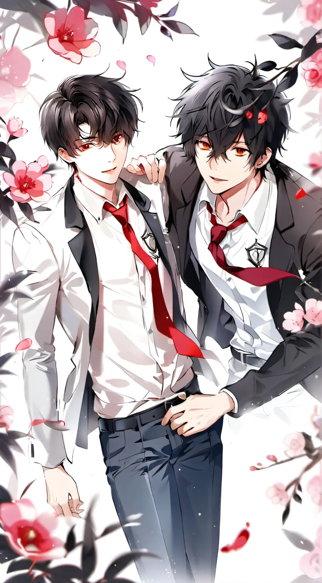 ai character: L x light background