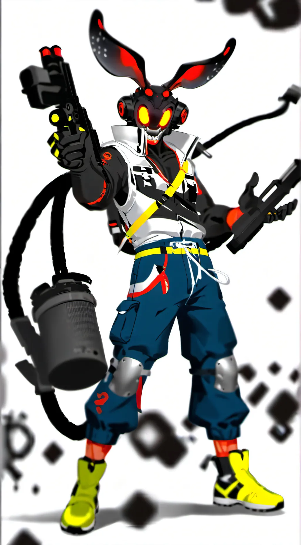 ai character: camara man súper  background