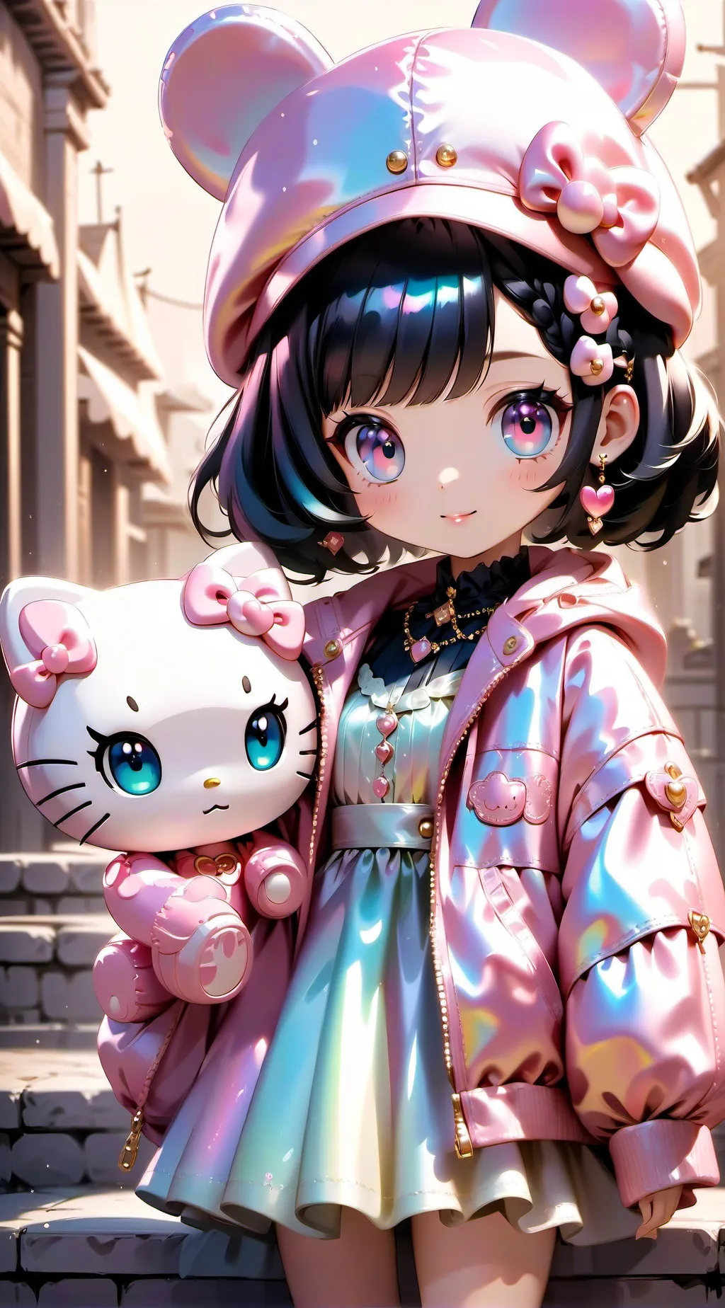 ai character: Kiara background