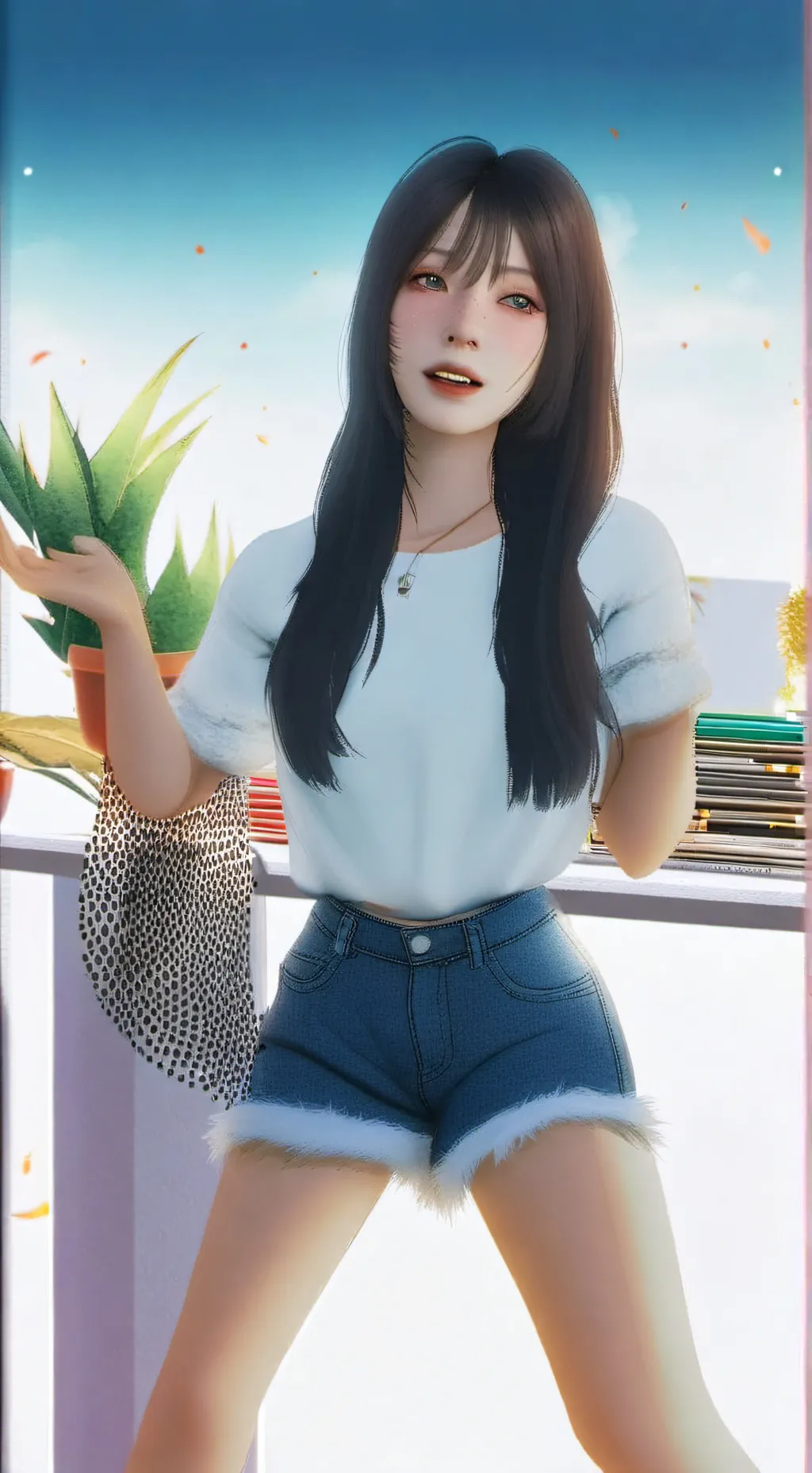 ai character: megan background