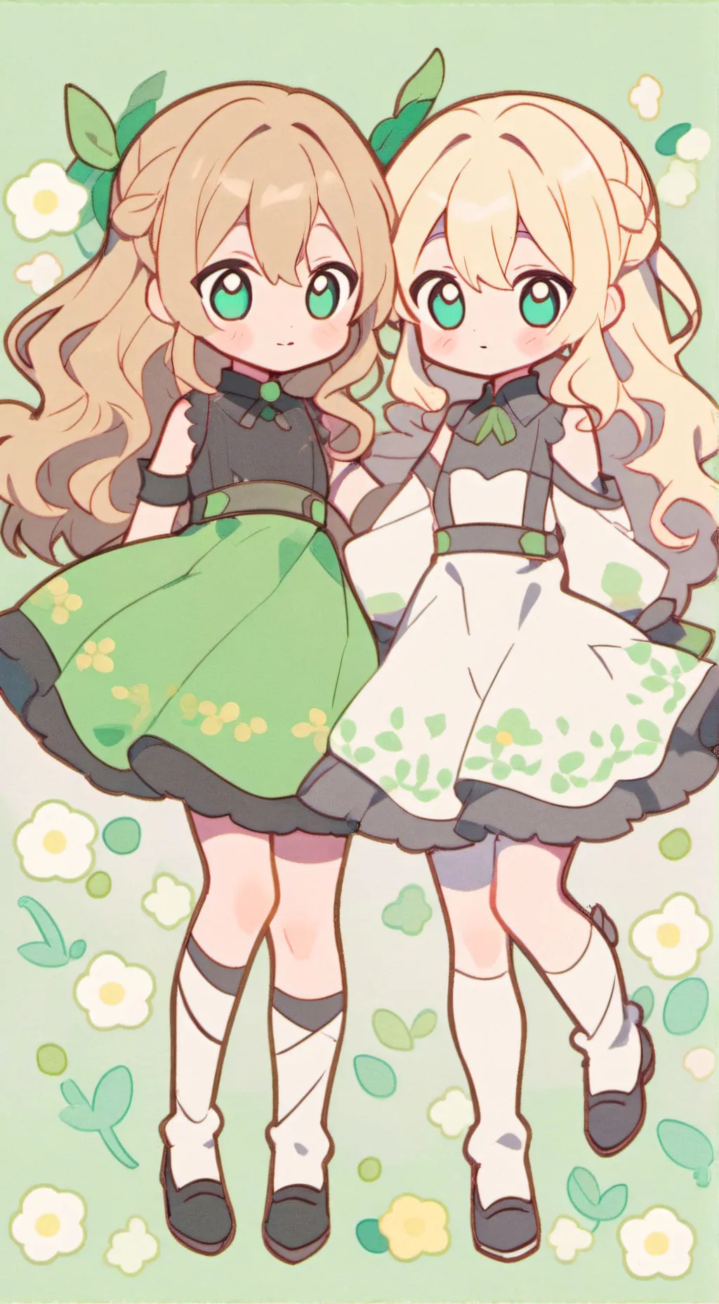 ai character: Hana and zana background