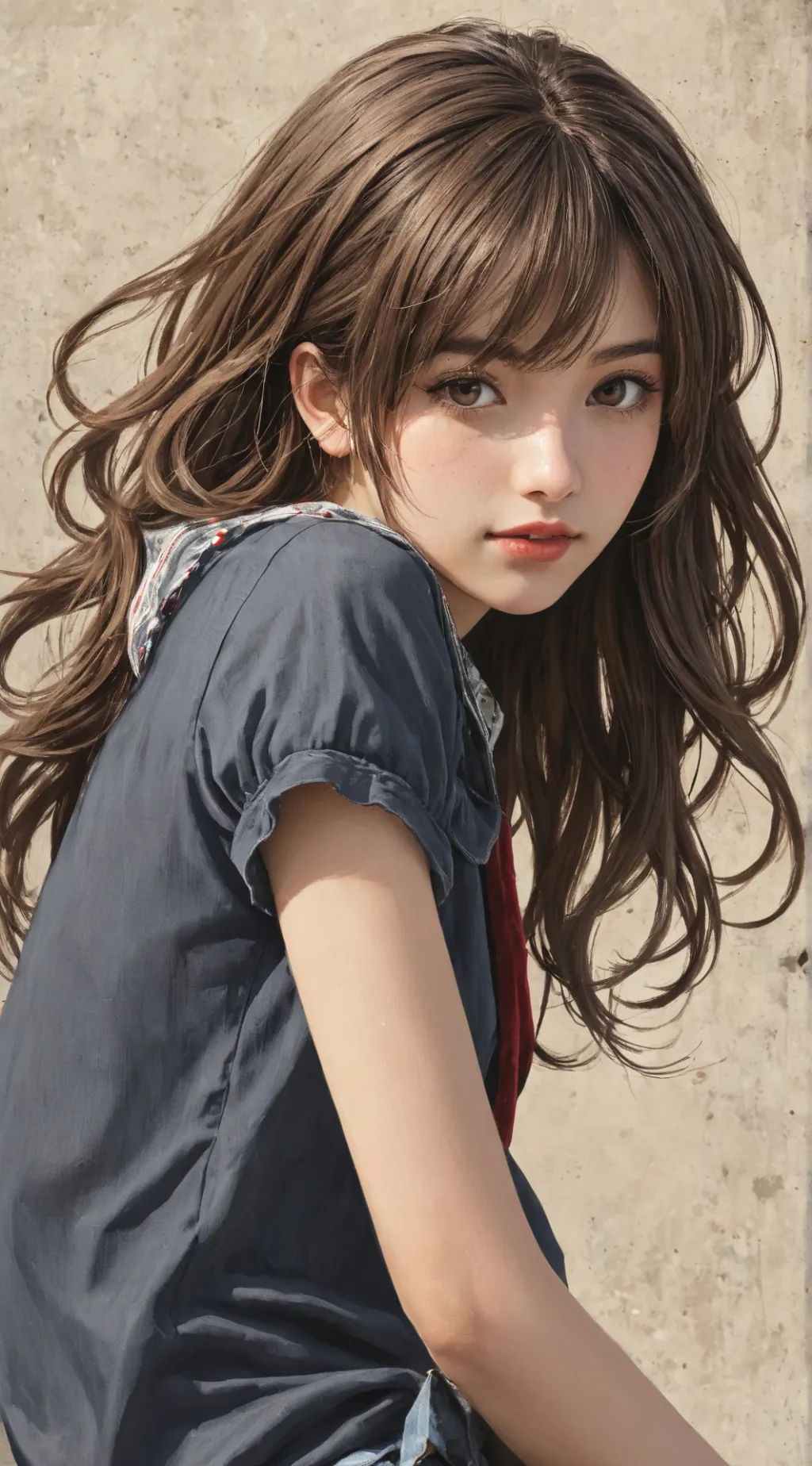 ai character: Ariana  background