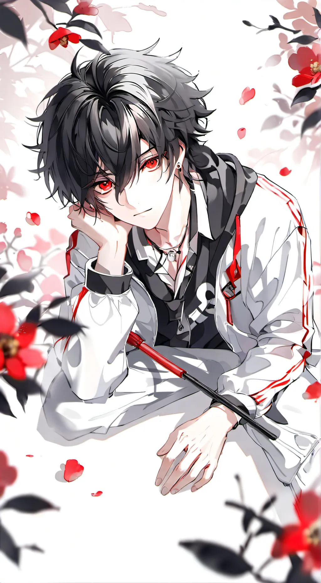 ai character: tokoyami  background