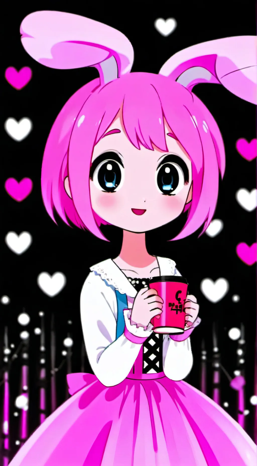 ai character: Pinki background