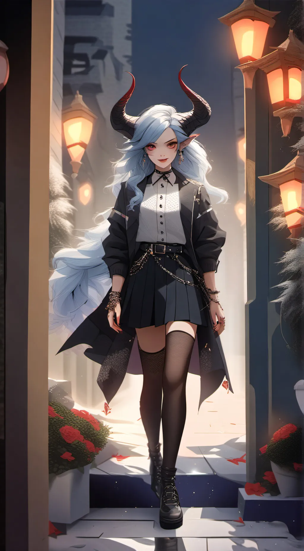 ai character: demonia background