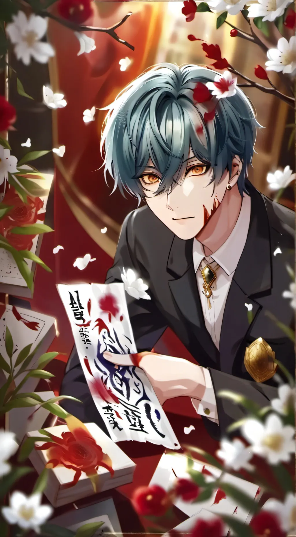 ai character: Innocent littleboy background