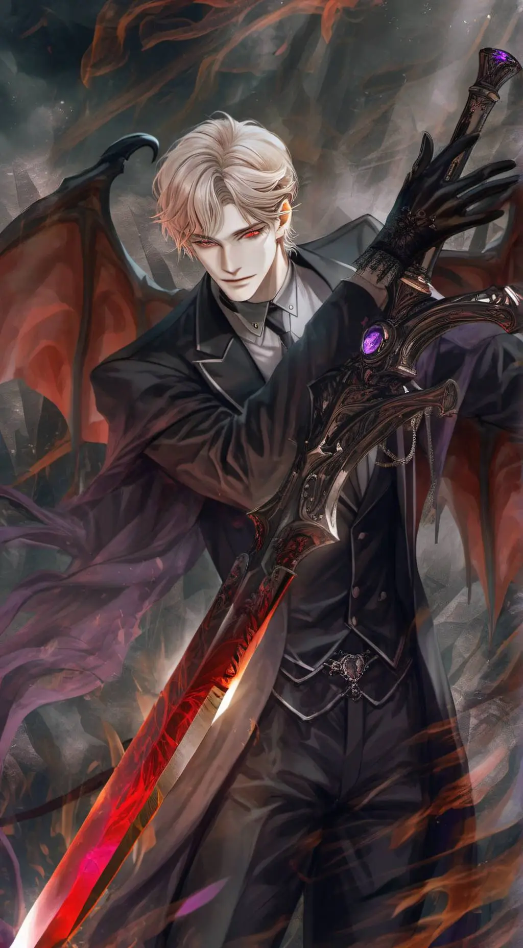 ai character: Leon The Fallen background