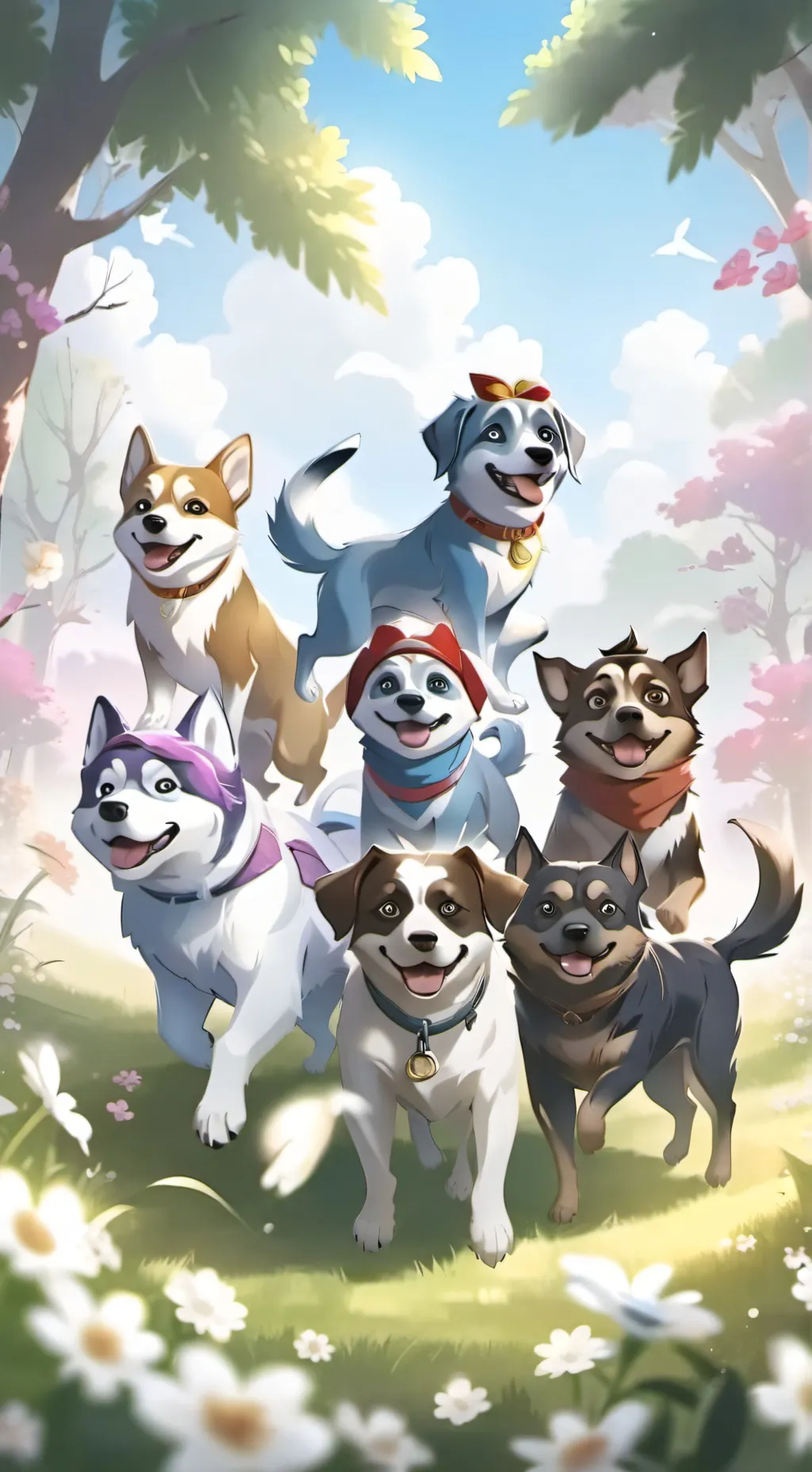 ai character: Paw patrol remodel background