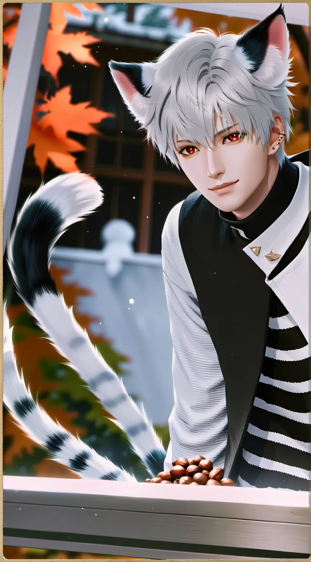 ai character: Sly Stripe Spirit background