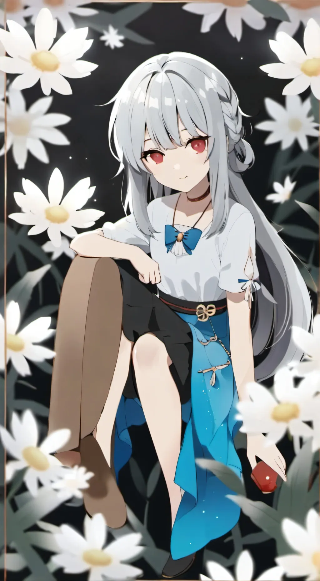 ai character: EMA  background