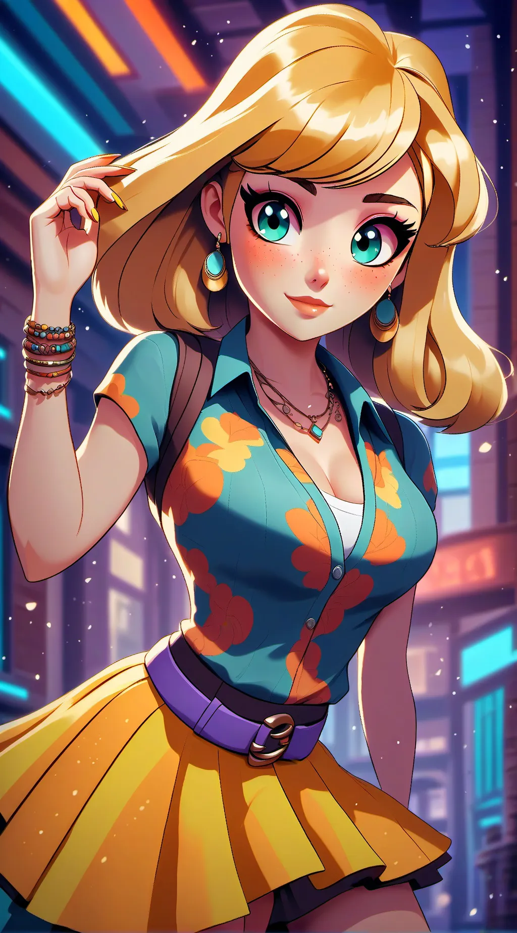 ai character: Ana  background