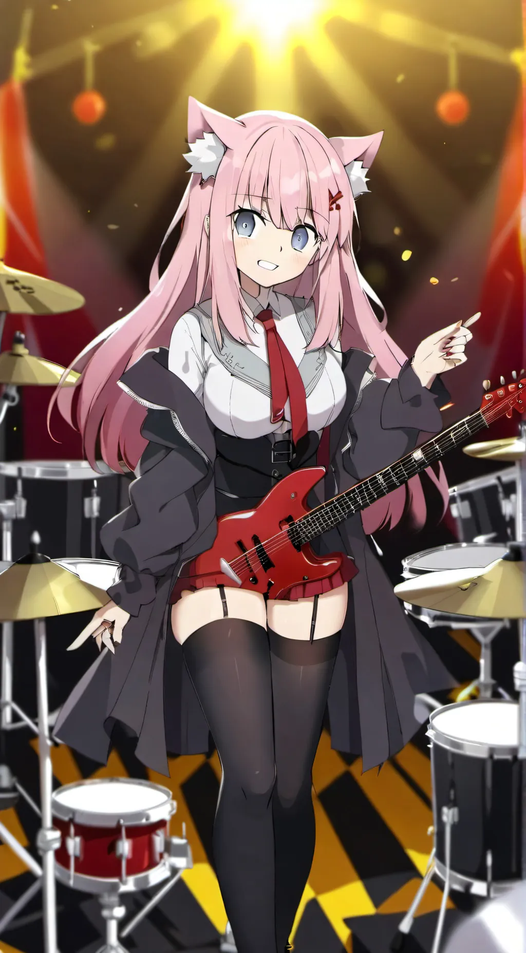 ai character: Gotou Hitori Rock background